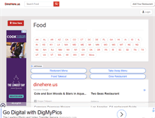 Tablet Screenshot of dinehere.us