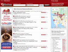 Tablet Screenshot of dinehere.ca
